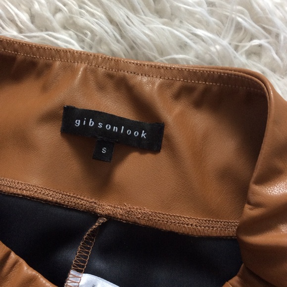 NWOT Gibsonlook GiGi Essential Faux Leather Leggings - Picture 5 of 6